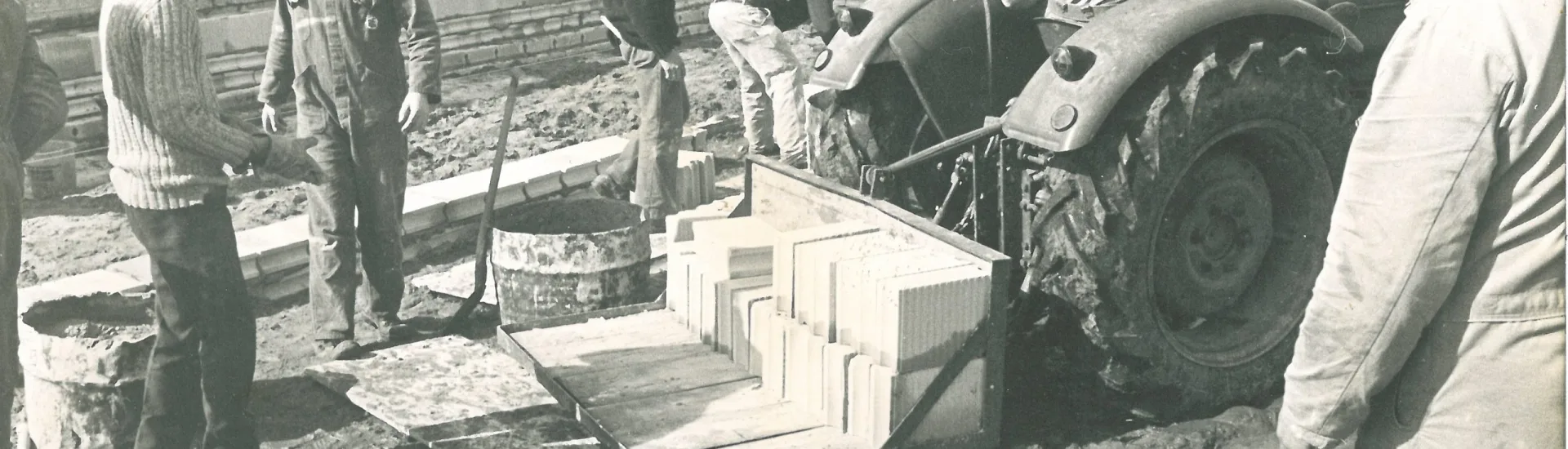 Historie 1973-1974 Bouw Clubgebouw